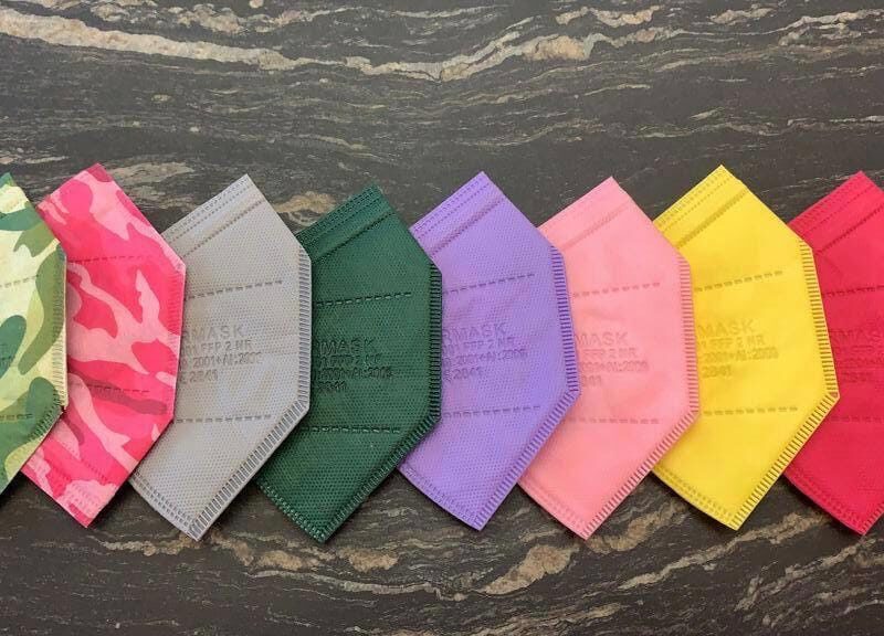 Masques FFP2 couleur