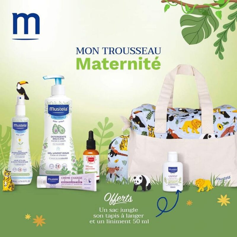 MUSTELA SAC MATERNITE JUNGLE