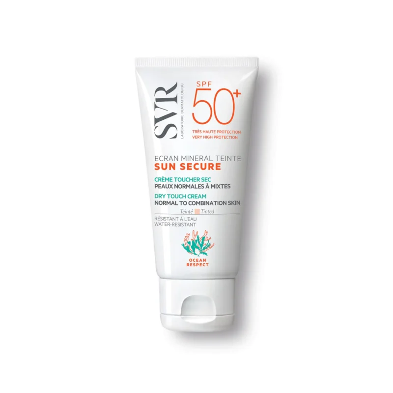 SVR SUN SECURE ÉCRAN MINÉRAL TEINTÉ - Peaux normales à mixtes SPF 50+, 50ml