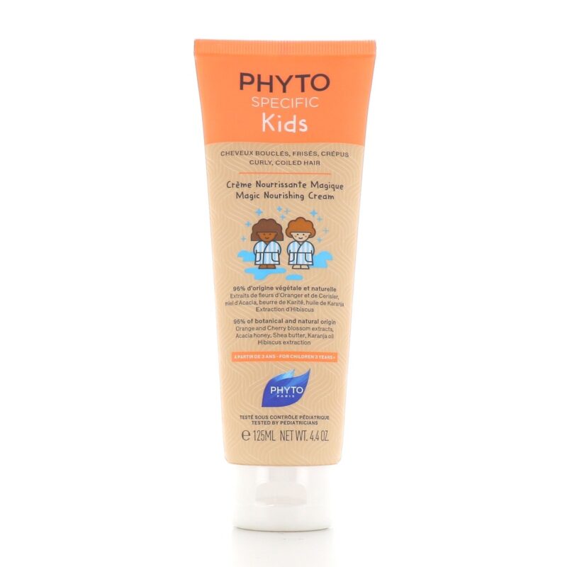 PHYTOSPECIFIC KIDS Crème Nourrissante Magique 125ml - Cheveux Bouclés, Frisés, Crépus