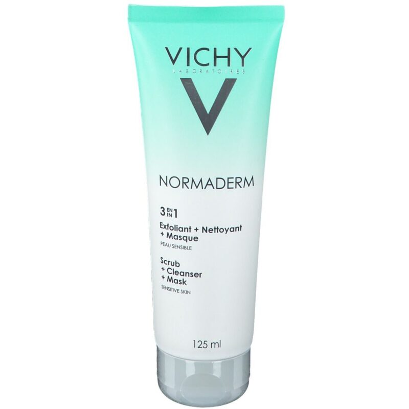 VICHY NORMADERM 3 EN 1 EXFOLIANT + NETTOYANT + MASQUE 125ML